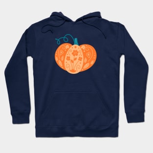 Orange Decorative Pumpkin Hoodie